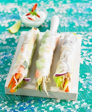 Rollitos de papel de arroz