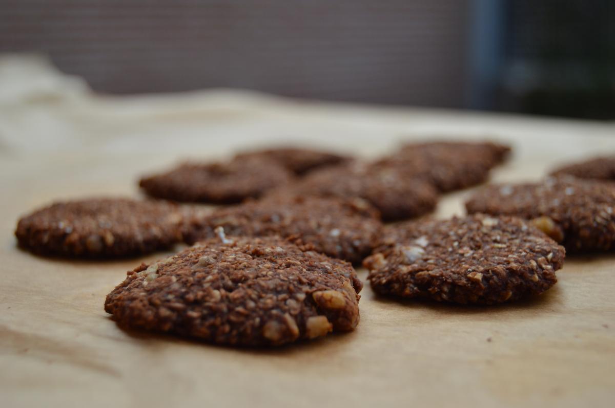 Galletas de avena, plátano y chocolate - El clan de los sin trigo