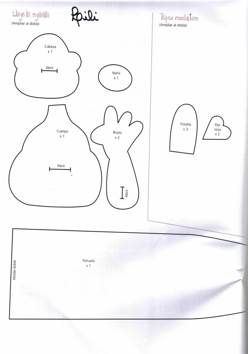 Bebe cigueña soft patron 1