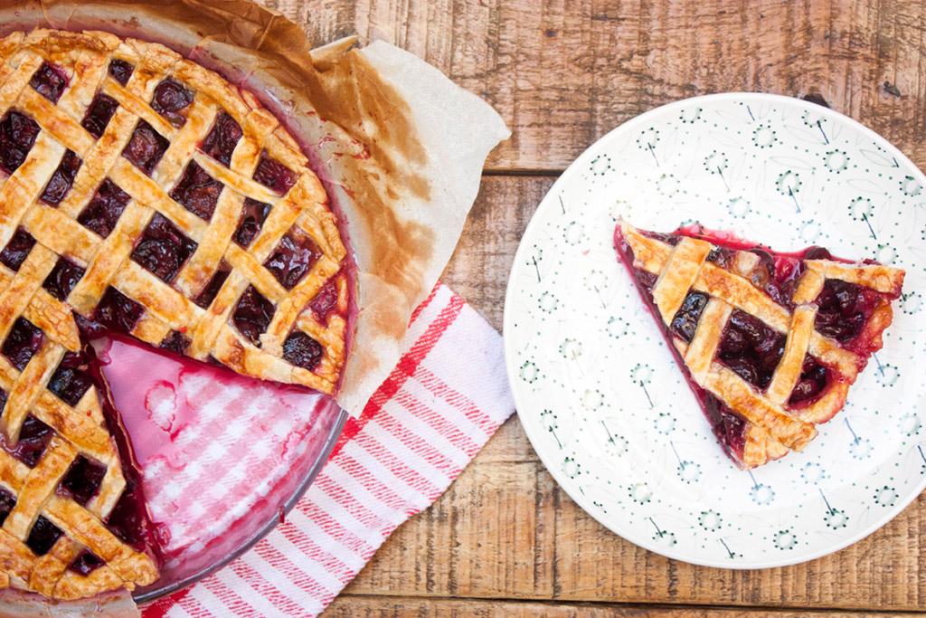 Receta tarta de cerezas