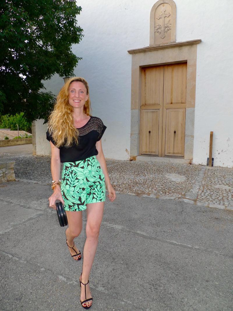 Green Shorts For Dinner paula casielles livelove-polly 3