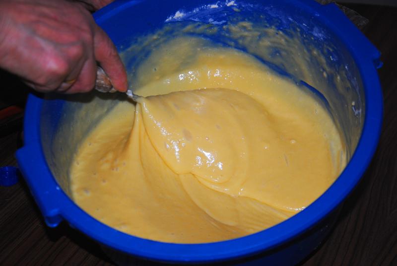 Masa de Floretas Dulces Caseras finalizada.