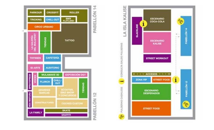 Pabellón 12, 14 y Exteriores Mulafest 2015