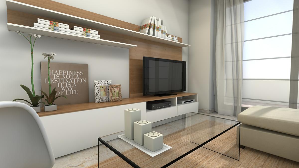 Proyecto Interiorismo: Un salón de estilo nórdico.