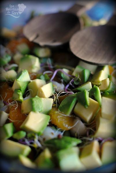 Ensalada exotica de brotes, liches y mandarina tererecetas 05