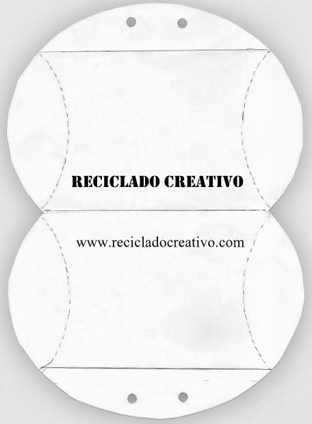 plantilla forma bolsito con botella de plástico