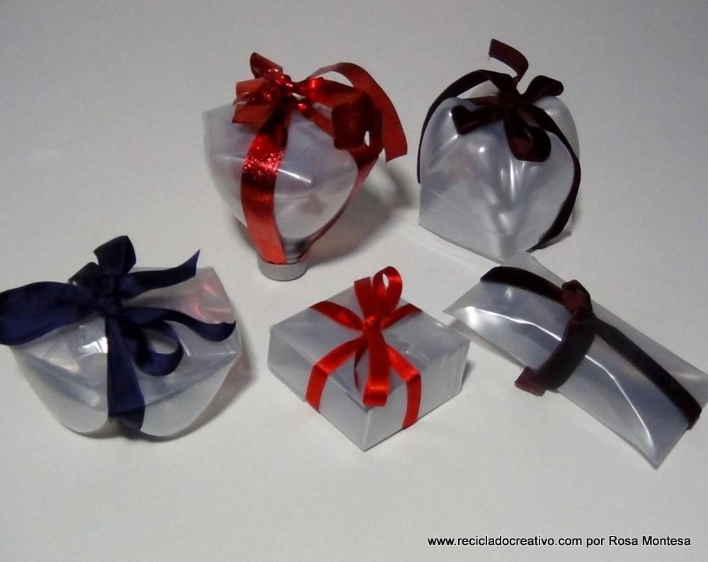 Cómo hacer cajas de regalo con una botella de pepsi reciclada