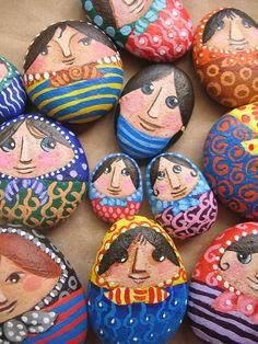 Art Painted Rocks by