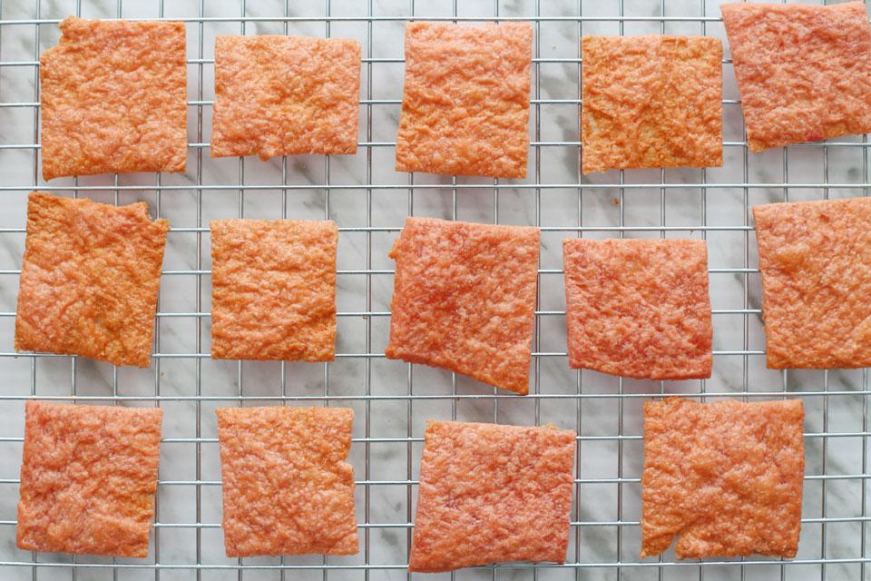 Crackers de remolacha