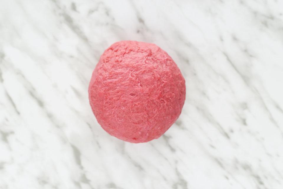 Masa para crackers con remolacha