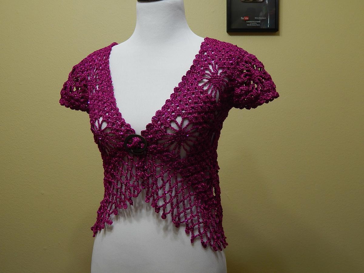 Bolero Bugambilia Crochet
