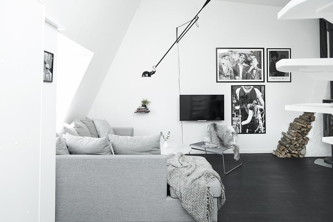 Blanco y negro: Ideas para decorar un apartamento con un estilo contemporáneo.