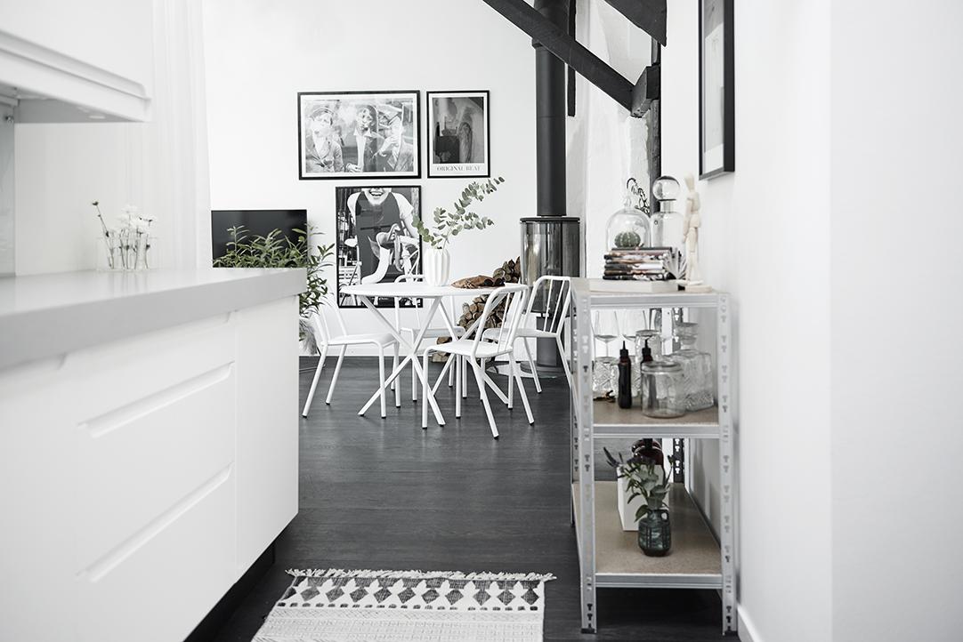 Blanco y negro: Ideas para decorar un apartamento con un estilo contemporáneo.