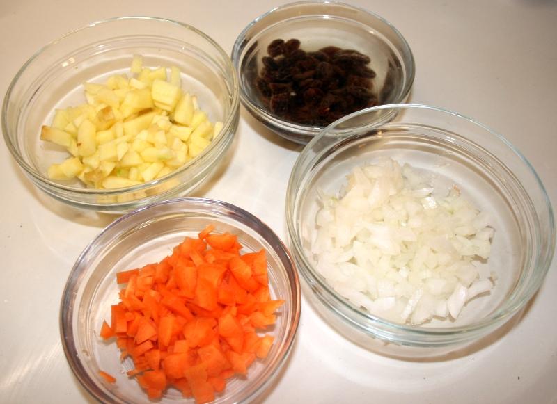 01. verduras de los rollitos de pavo rellenos