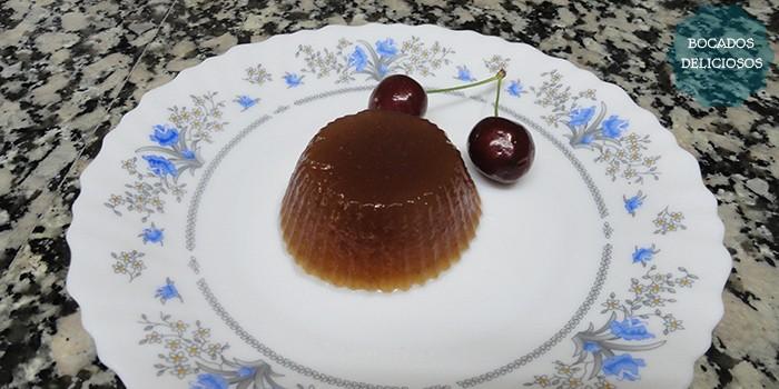 receta gelatina de cerezas
