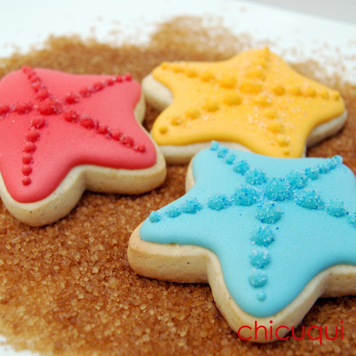 estrellas mar verano galletas decoradas chicuqui.com