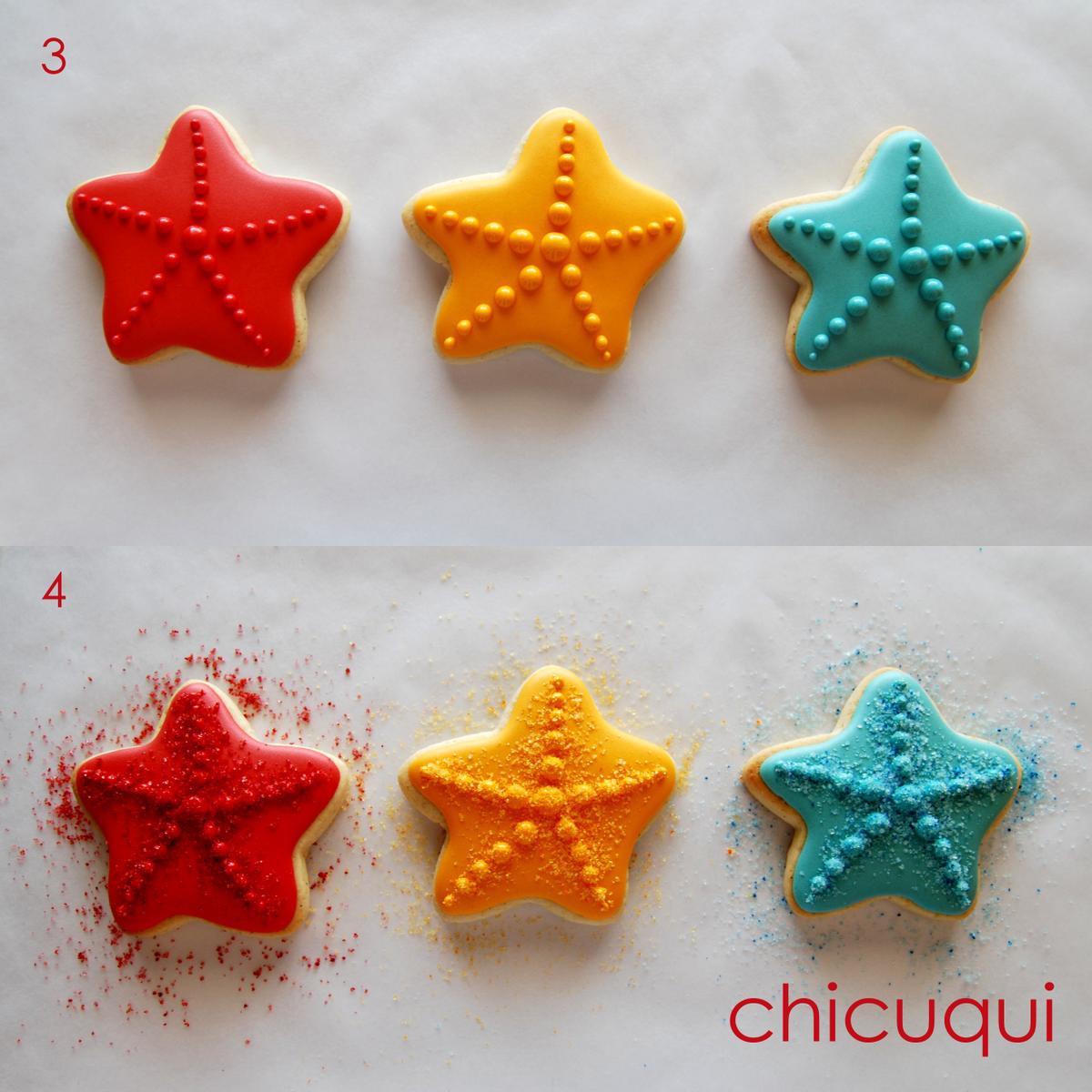 estrellas mar verano galletas decoradas chicuqui.com