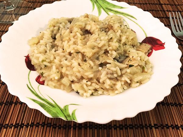 risoto de sobras