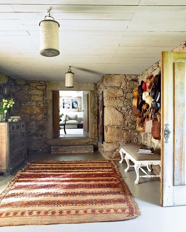 recibidor bohemio vintage