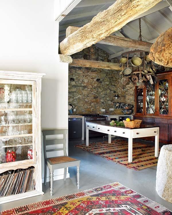 cocina bohemio vintage