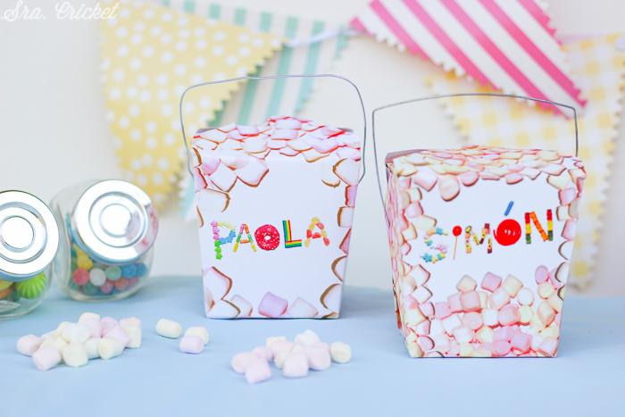 cajas personalizadas Sra. Cricket