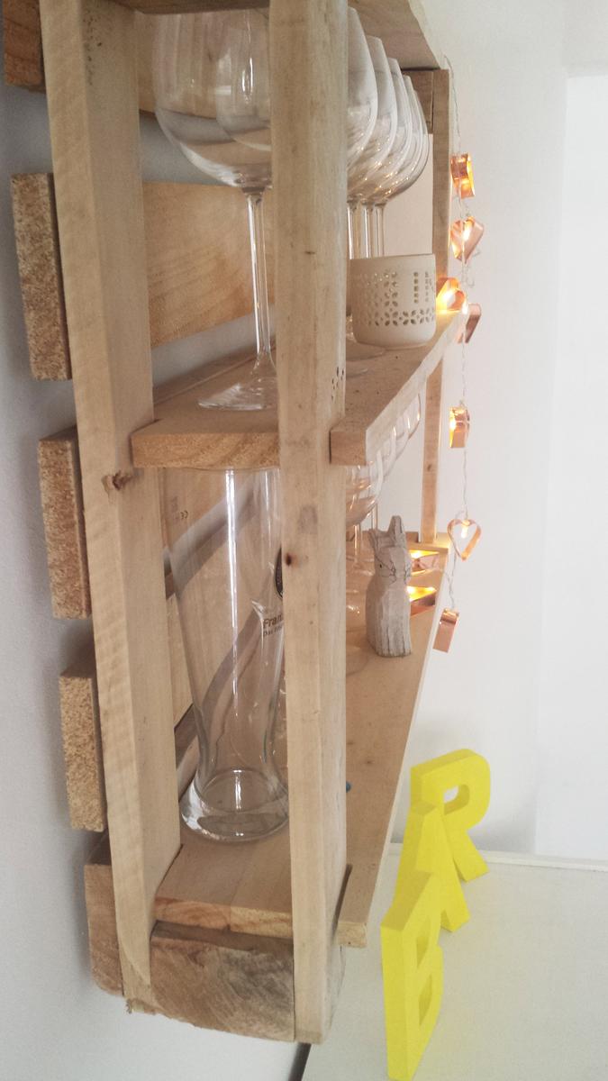 estanteria con palets - detalle lateral