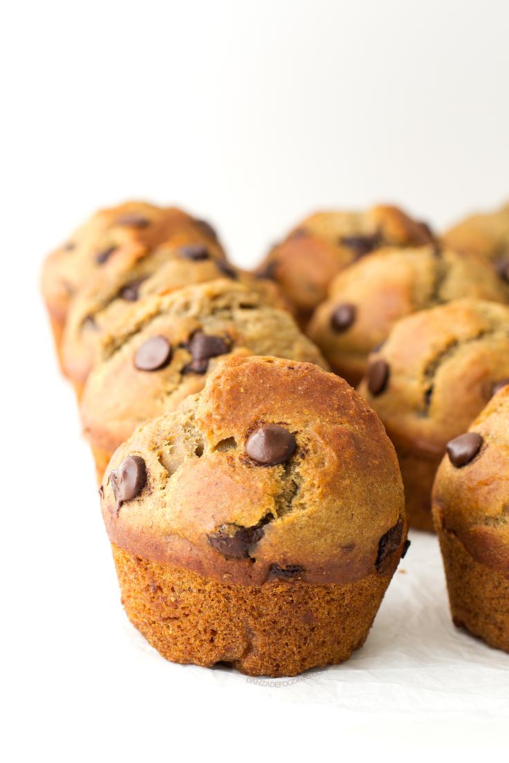 Muffins Veganos con Chips de Chocolate