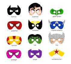 Printable super hero