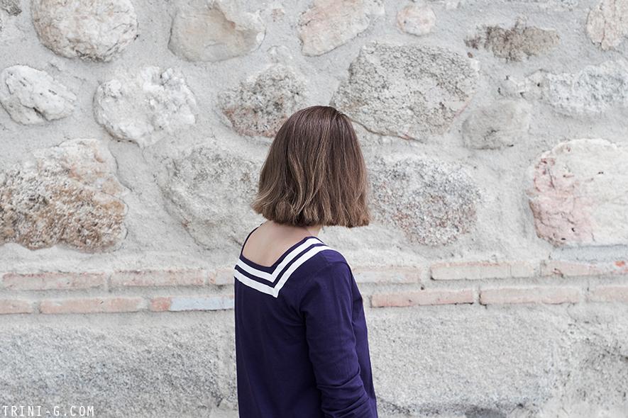 Trini | APC sailor top Theyskens Theory pants