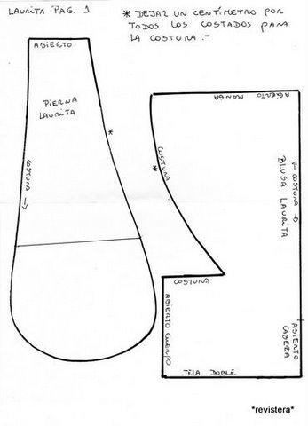 Muñeca de trapo con trenzas 2