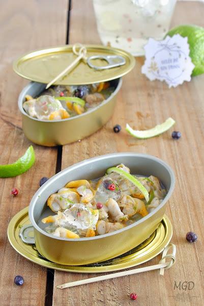  Berberechos con Gelée de Gin Tonic