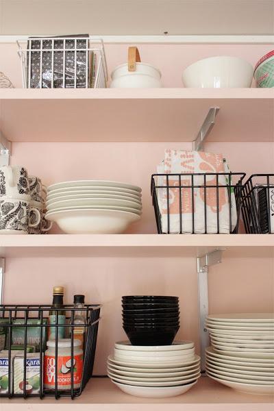Cocina en rosa y negro | Decoración
