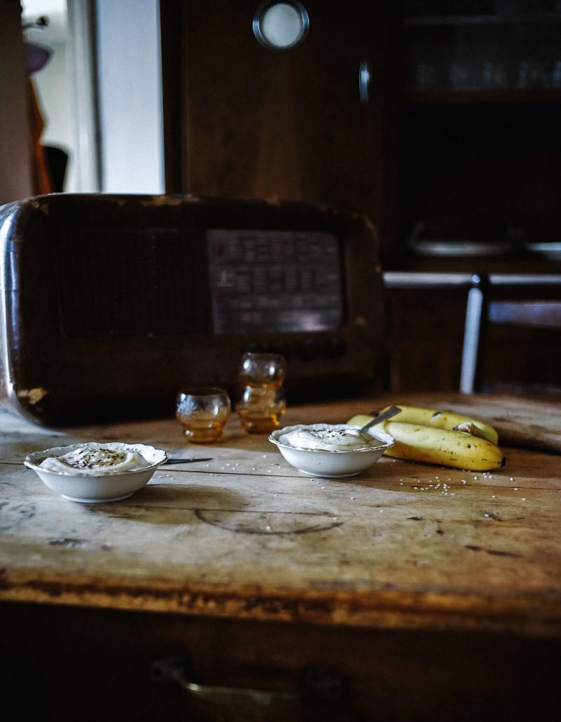 helado de plátano - recetas para fiestas en All Lovely Party