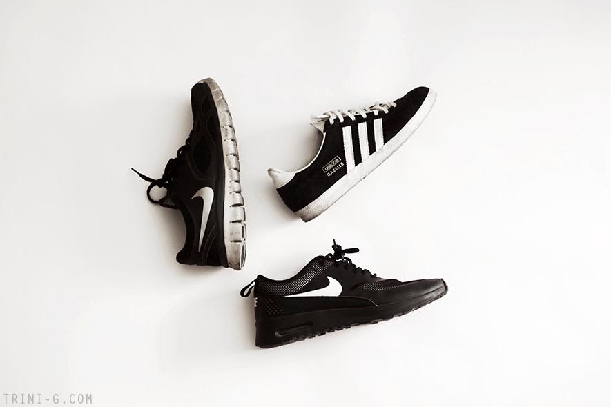 Trini blog |black and white sneakers
