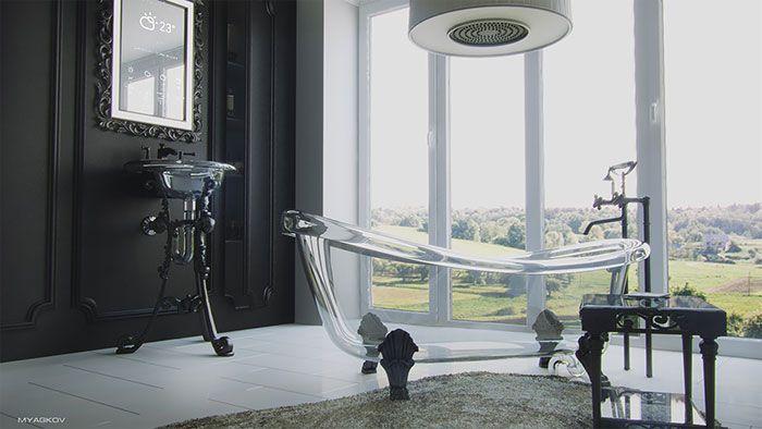 Decoración transparente