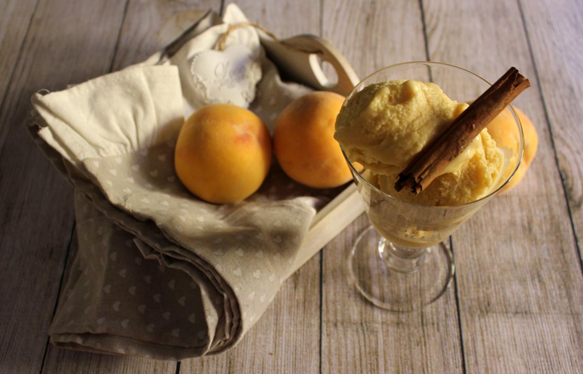 Helado Cheesecake de Melocotón