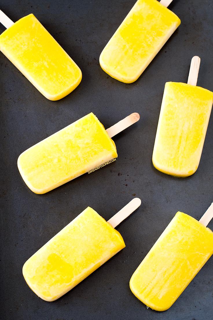 Polos de Coco y Mango