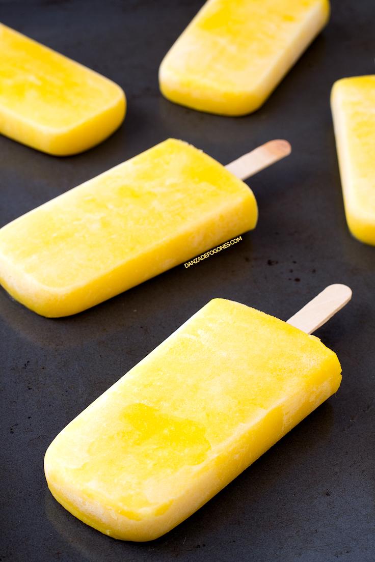 Polos de Coco y Mango