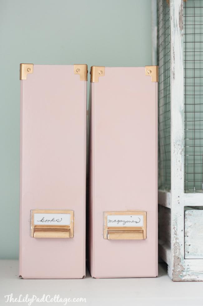 Ikea-Hack-Gold-Spray-Paint-KASSET-Magazine-files