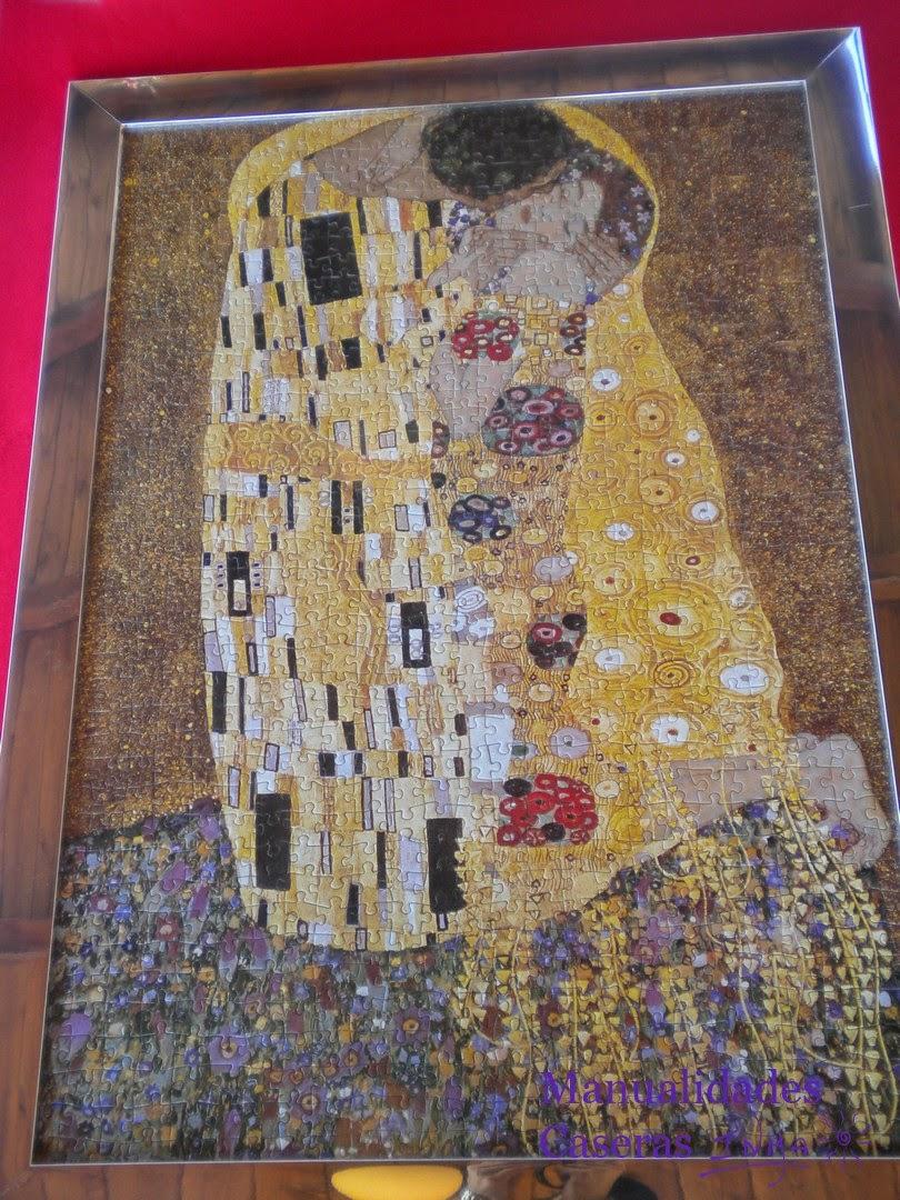 Manualidades Caseras Faciles puzzle de 1500 piezas el beso de Gustav Klimt