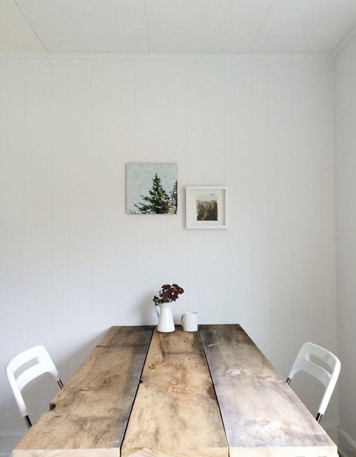 Mesas de madera recuperada; Una decoración que aportará personalidad a tu hogar.