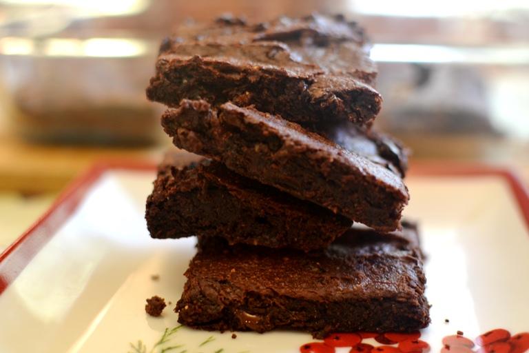 Brownie mantequilla de maní.