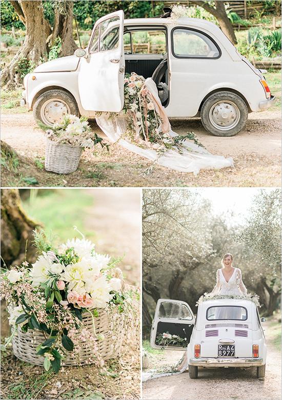 Decoraciones de coches de bodaweddingchicks