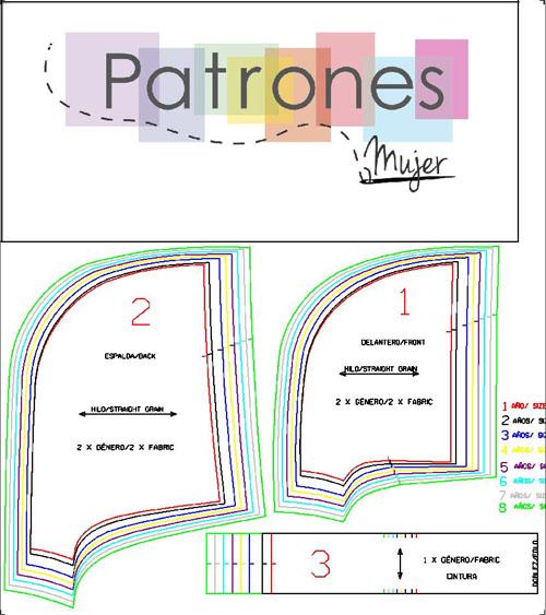 Shorts niña envolvente-patronemujer