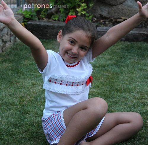 Shorts niña envolvente-patronemujer