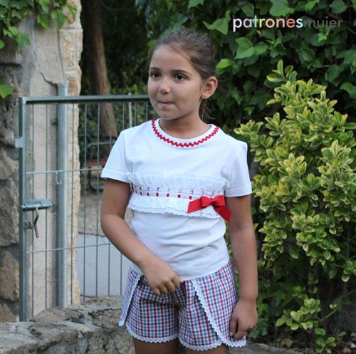 Shorts niña envolvente-patronemujer