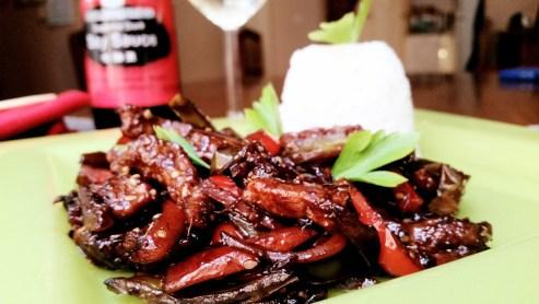 Ternera al estilo oriental