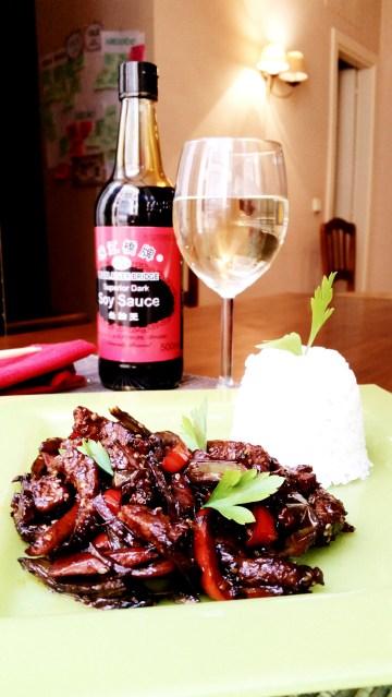 Ternera al estilo oriental