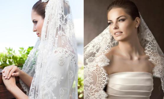mantilla de novia