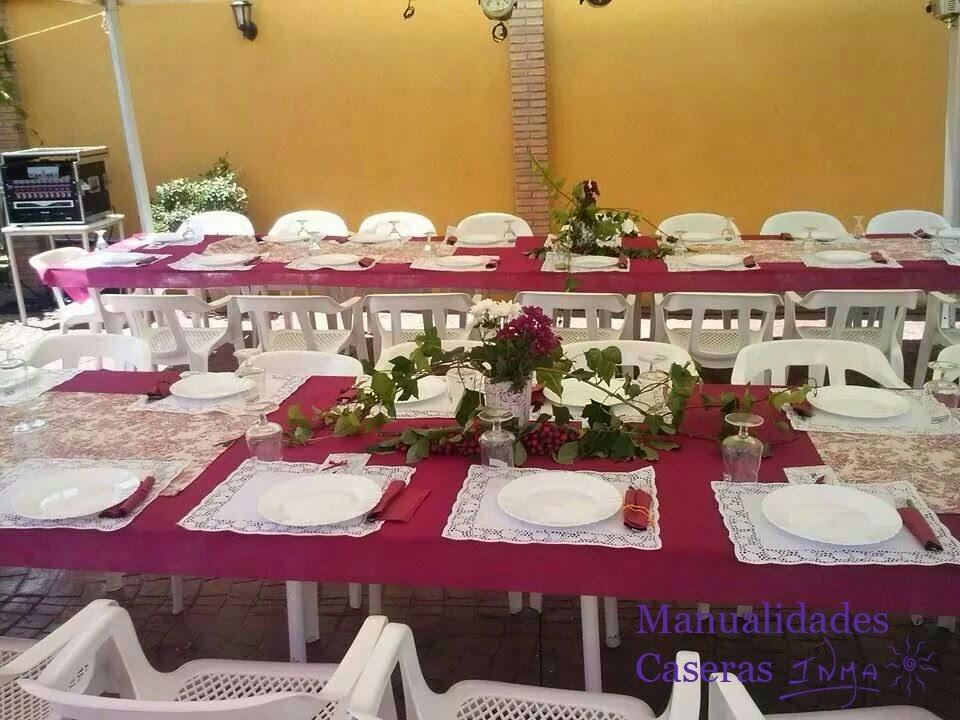 Manualidades Caseras Faciles mesas decoradas para una comunión